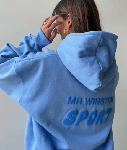 Mr Winston Blueberry Puff Hoodie