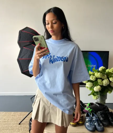 Mr Winston Powder Blue T Shirt